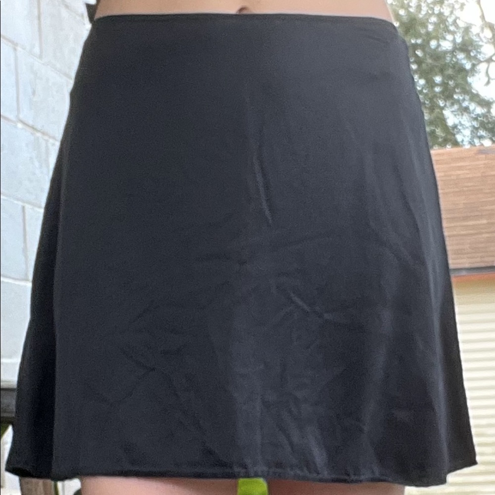 Reformation Benson Skirt, Black